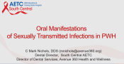 Oral STIs in HIV preview